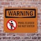 Signmission Pool Closed Do Not Enter OSHA Warning Sign, Plastic, 10in W x 7in L, 2PK OS-2PACK-WS-P-710-L-12772 - alternate 5